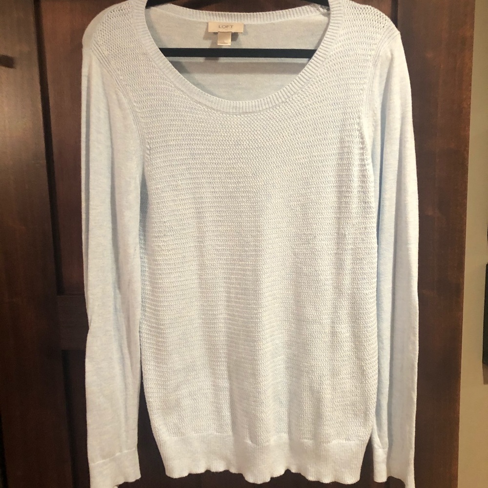 Light Blue Loft Sweater